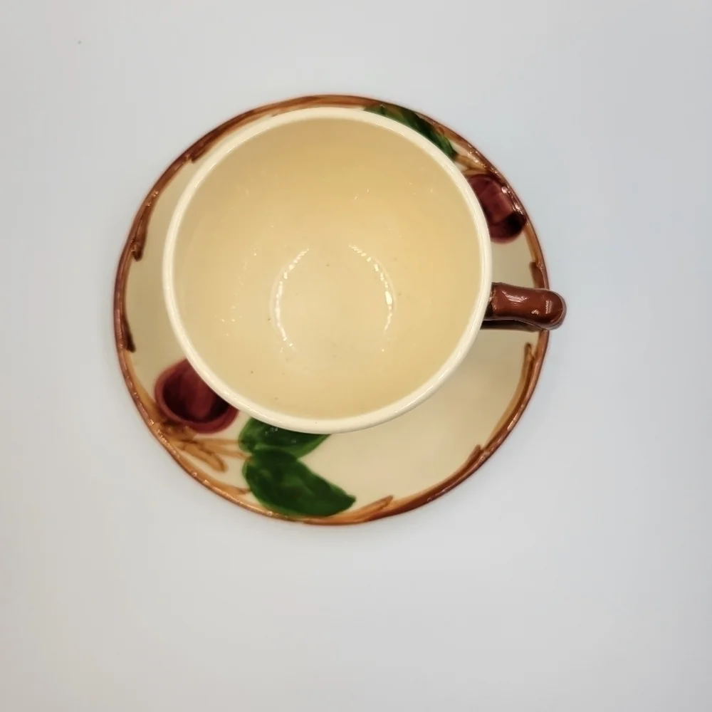 Vintage Franciscan Apple Cup & Saucer Set (2 Pcs)